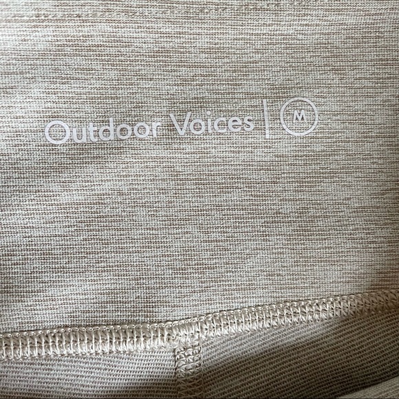 Outdoor Voices Tri-Tone Color block 7/8 Leggings M - Picture 6 of 9